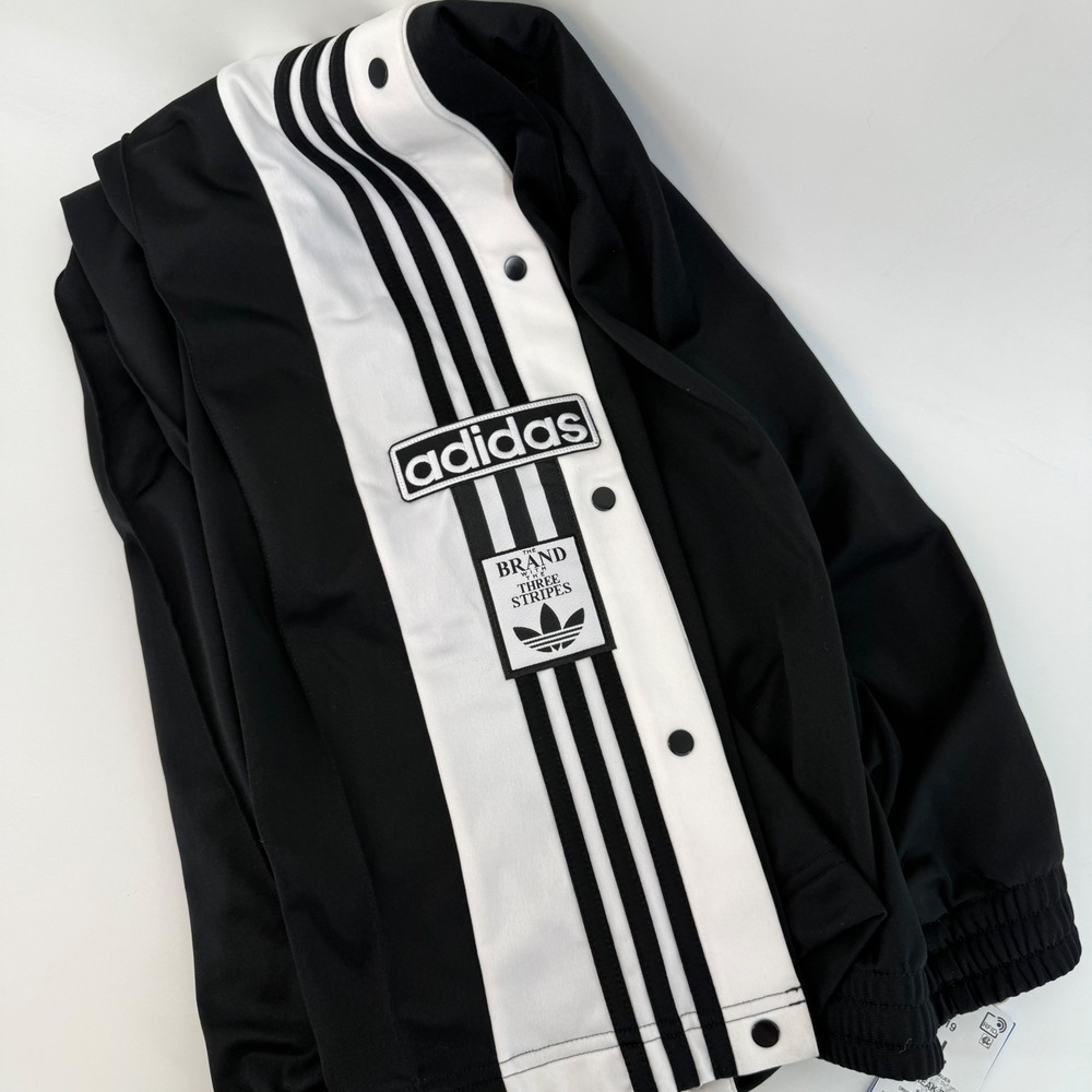 adidas Black and White Track Pants